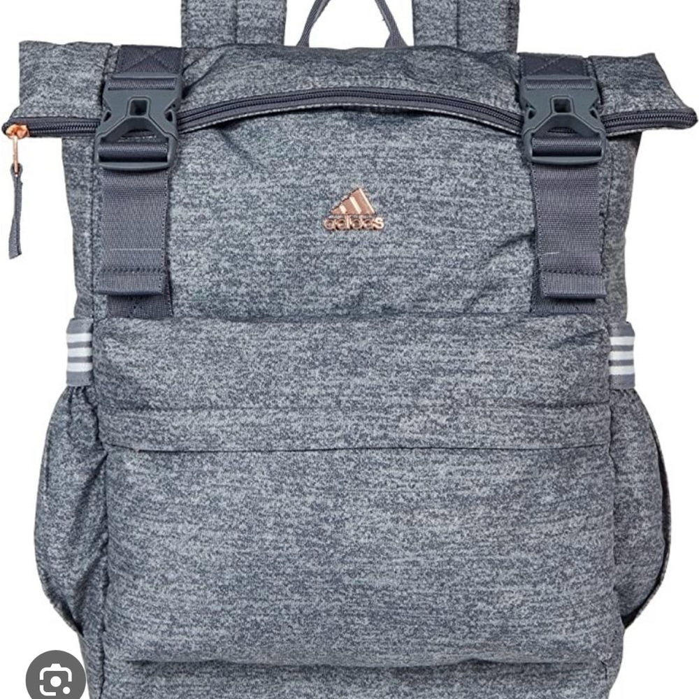 Yola Adidas Backpack grey rose gold nwt